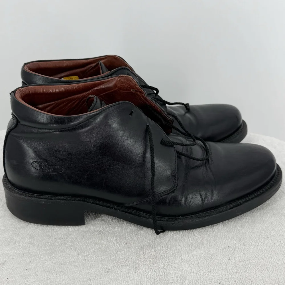 Havana Joe Black Leather Men’s Chukka Boots Spain Size 45 US 12